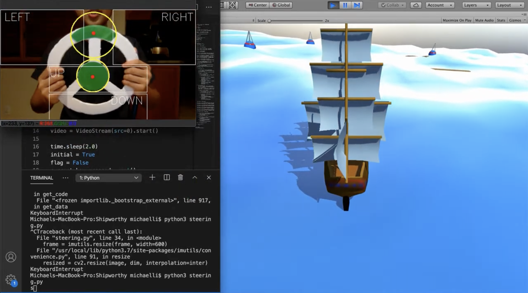 Screenshot of Shipworthy project